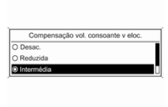 Compensação vol. consoante veloc.