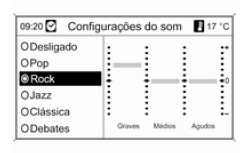 Optimizar o timbre de acordo com o estilo de música