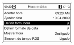 Exemplos relativos ao Navi 600 Selecção de uma opção