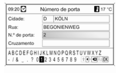 Introduzir uma sequência de caracteres