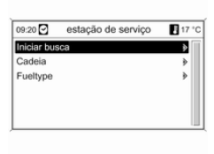 Seleccionar Automóvel e abastecimento.