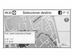 Seleccionar um destino num mapa