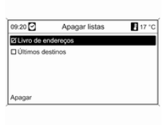 Apagar listas