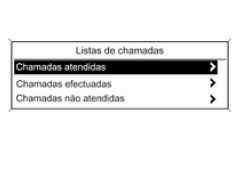Listas de chamadas
