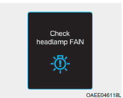 Verifique a ventoinha dos faróis