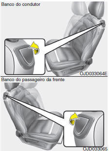Acesso ao banco traseiro (só para a versão de 3 portas)