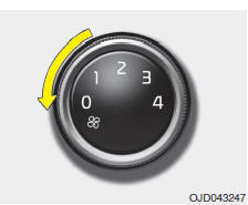 Para desligar os ventiladores