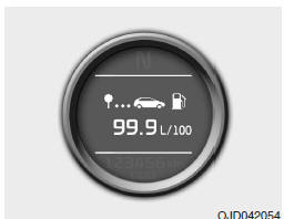 Média de Consumo (se instalado) (L/100 km ou MPG)