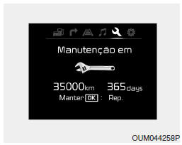 Modo serviço de manutenção