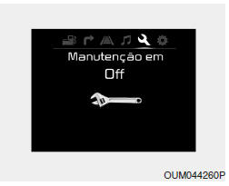 Modo serviço de manutenção
