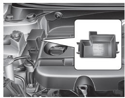 Painel de fusíveis do compartimento do motor (exclusivo ao motor diesel)