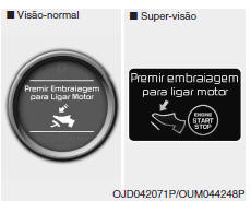 Premir Embraiagem para Ligar Motor (caixa de velocidades manual)