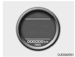 Totalizador total do contaquilómetros (km ou mi)