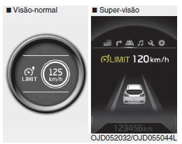 Para programar o limite de velocidade