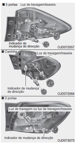 Indicador de mudança de direcção traseiro e luz de travagem/traseira
