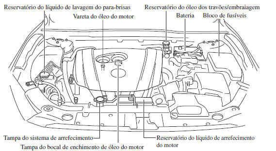 Descrição do Compartimento do Motor