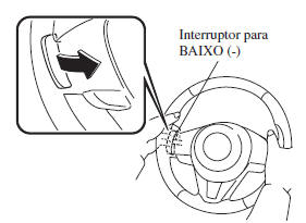 Utilizar o comando da caixa de velocidades no volante