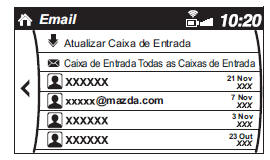 Exemplo de utilização (verifique o E-mail não lido)