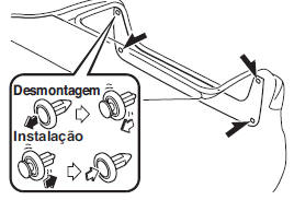 Luzes de mudança de direção traseiras, Luzes de stop/Luzes de presença traseiras/Luzes de presença laterais traseiras(Tipo lâmpada)*