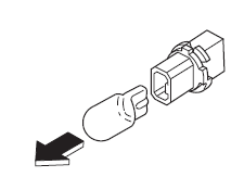 Luzes de mudança de direção traseiras, Luzes de stop/Luzes de presença traseiras/Luzes de presença laterais traseiras (Tipo lâmpada)