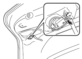 Luzes de marcha-atrás(Saloon), Luzes de marcha-atrás/Luz de nevoeiro traseira (Hatchback)*