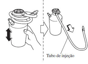 Utilização do Kit de Emergência de Reparação de Pneu Furado
