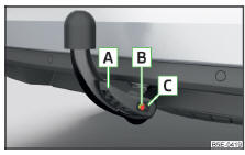 Fig. 295 Gancho de reboque devidamente fixado